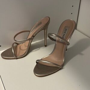 Steve Madden Metallic Gold Heels